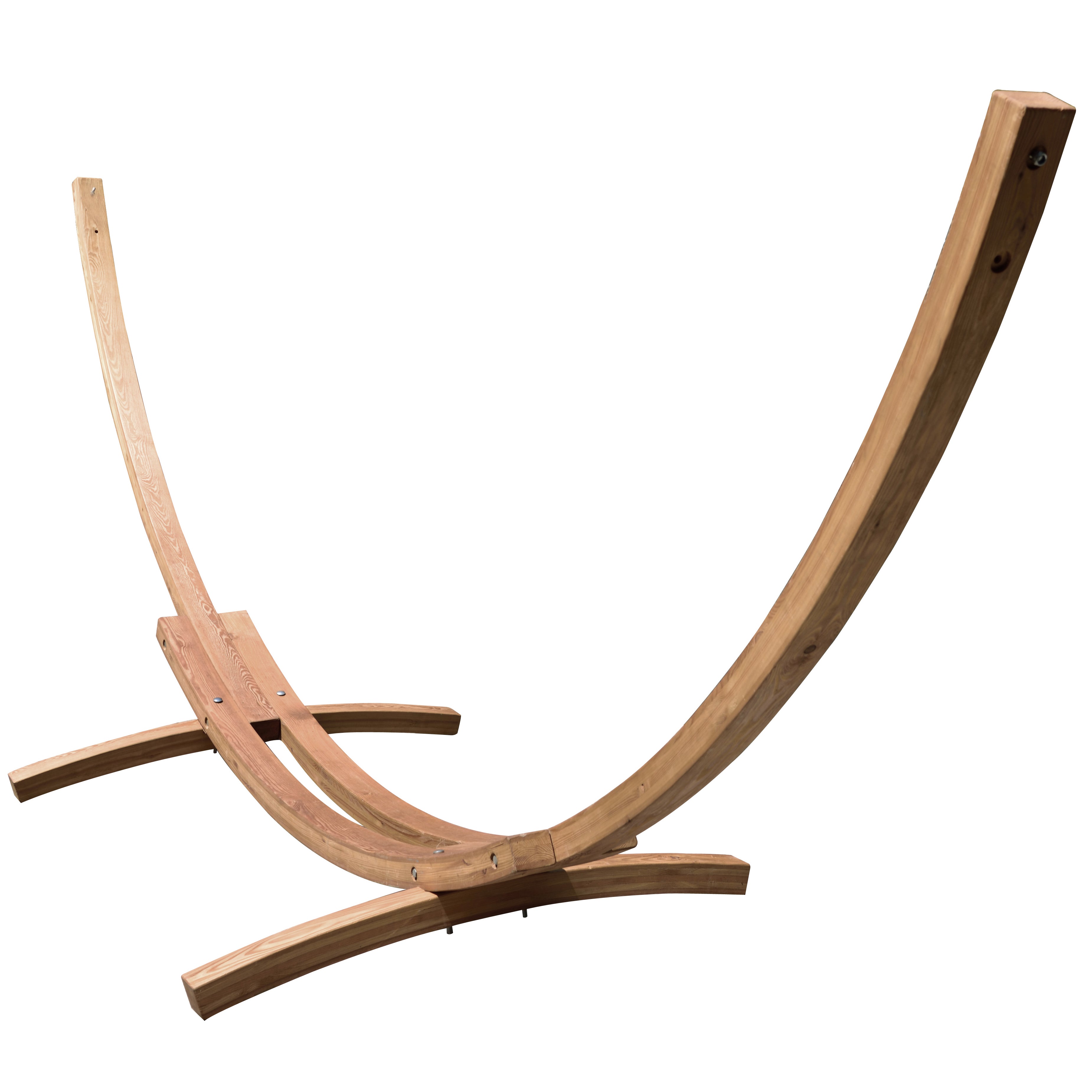 Solid Pine Arc Hammock Stand (15ft/455cm) - Natural