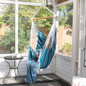 Brazilian Hammock Chair - Blue Lagoon