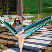 Brazilian Style Cotton Hammock - Cayo Reef