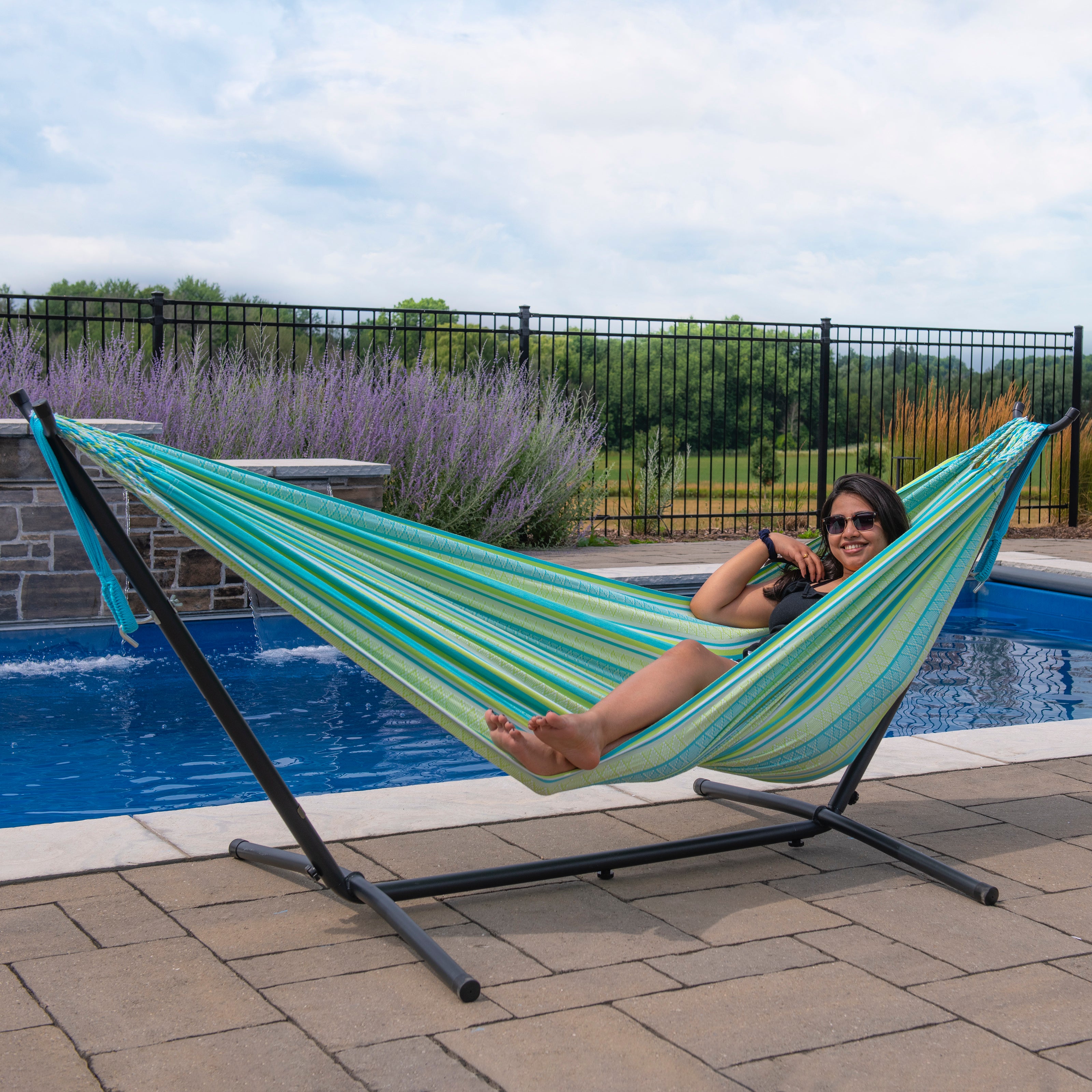 Latin Double Cotton Hammock - Callaina