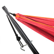 Double Mesh Hammock with Stand (9ft/280cm) - Punch & Peach