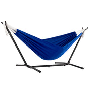 Double Polyester Hammock with Stand (9ft/280cm) - Royal Blue