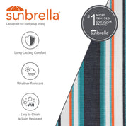 Sunbrella® Quilted Spreader Bar Hammock - Token Surfside