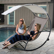 Double Chaise Rocker - Aluminum