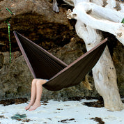 Parachute Camping Hammock - Black & Grey