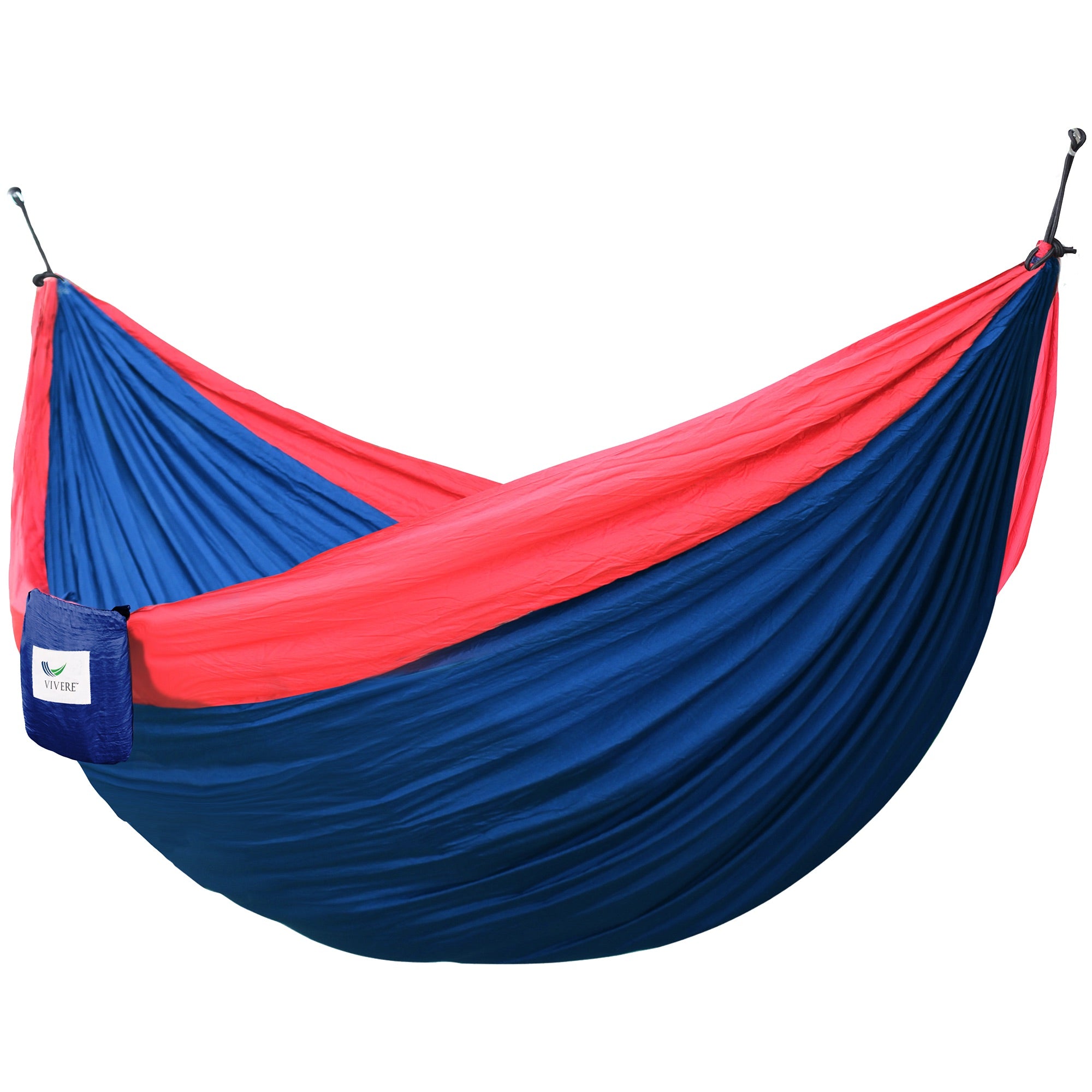 Parachute Camping Hammock - Navy & Red