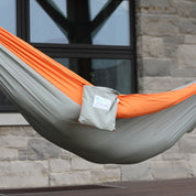 Parachute Camping Hammock - Grey & Orange