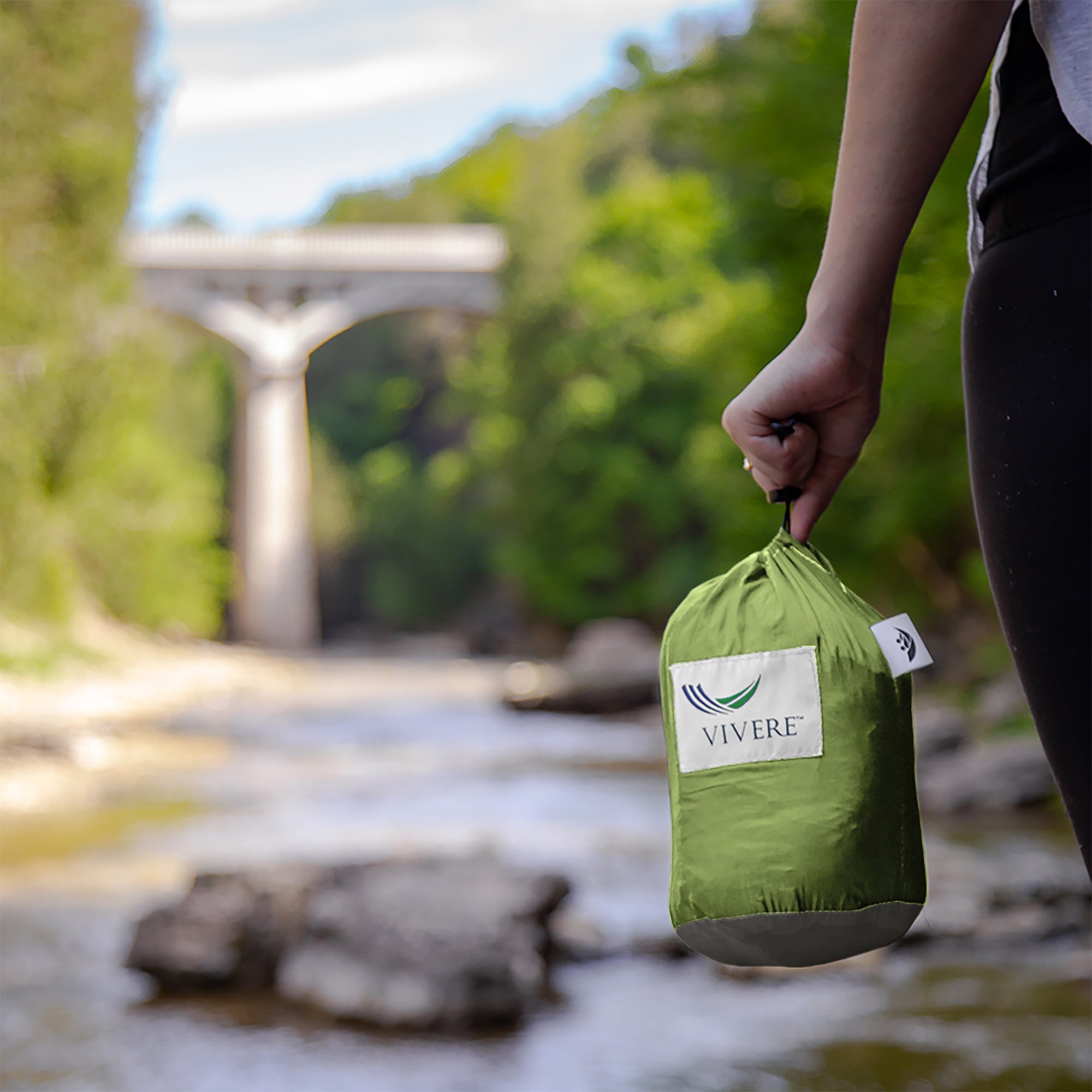 Parachute Camping Hammock - Apple & Storm