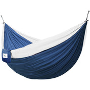 Parachute Camping Hammock - Navy & White