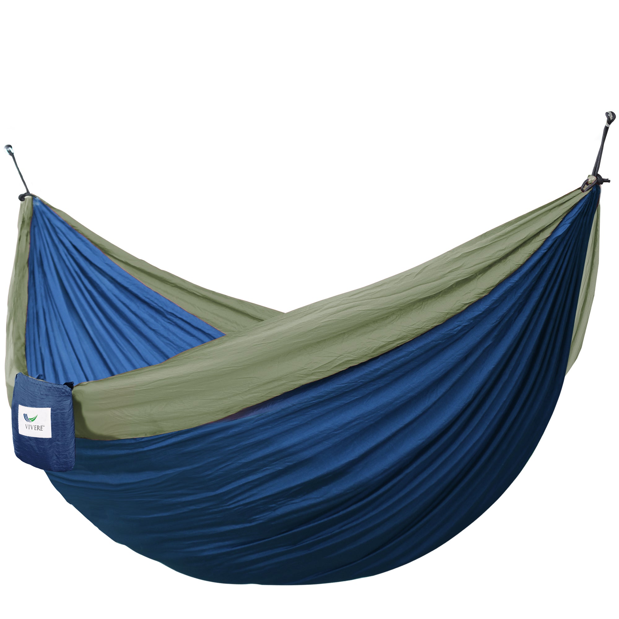 Parachute Camping Hammock - Navy & Olive