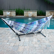 Authentic Brazilian Hammock with Stand (10ft/290cm) - Marina